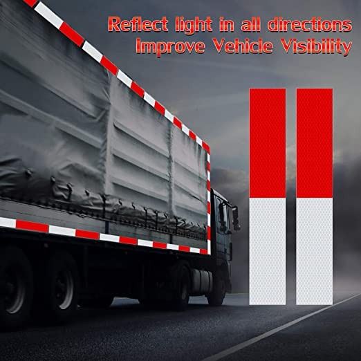 Red And White Reflective Tape