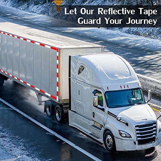 Red And White Reflective Tape