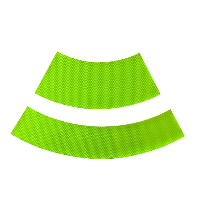 Fluorescent Yellow Reflective Adhesive Traffic Cone Collar 6 Fluorescent Yellow Reflective Adhesive Traffic Cone Collar 6