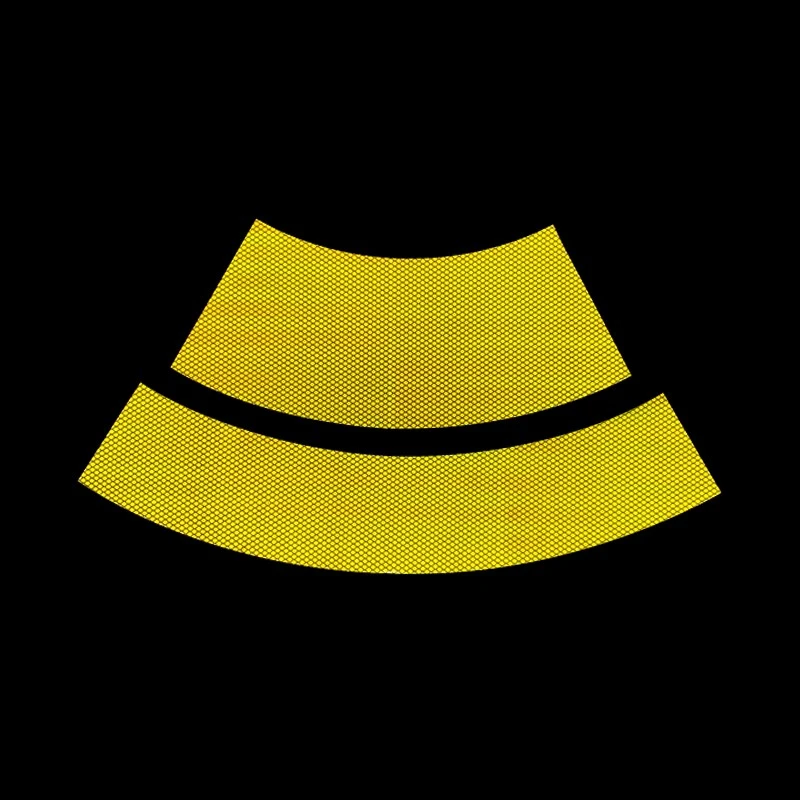 Fluorescent Yellow Reflective Adhesive Traffic Cone Collar 3 Fluorescent Yellow Reflective Adhesive Traffic Cone Collar 3